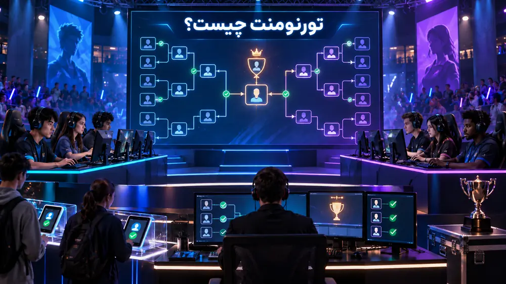 تورنومنت چیست؟ تعریف، فرمتها و اصطلاحات پایه